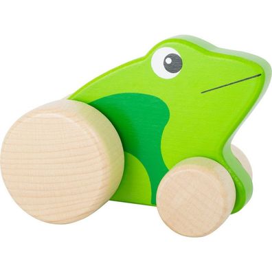 Schiebe Frosch Holz Spielzeug Frosch Kinderspielzeug ab 1 Jahr zum anschieben 12M Hol