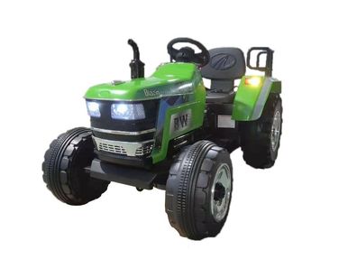 Kinder-Elektrofahrzeug Traktor groß - grün