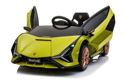 Kinder-Elektrofahrzeug "Lamborghini Sian" grün