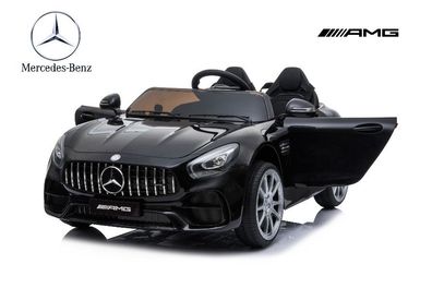 Kinder-Elektrofahrzeug "Mercedes AMG GT Doppelsitzer M" schwarz