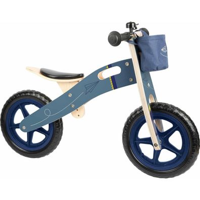 Personalisiertes Laufrad Blau,(Name incl.) Kinder Rad, Holz Laufrad, Roller für