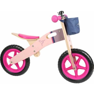 Personalisiertes Laufrad Rosa,(Name incl.) Kinder Rad, Holz Laufrad, Roller Kind