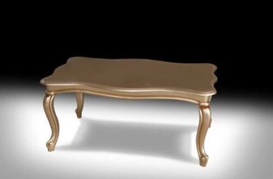 Goldener Couchtisch Tisch Beistelltisch Kaffeetisch Luxus Holz Design Modern