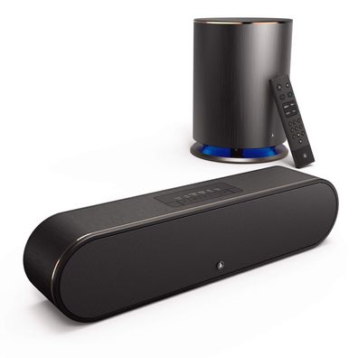Hama 2.1 Smart Slim Soundbar + Wireless Subwoofer mit Alexa Bluetooth WiFi TV PC