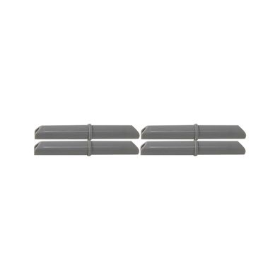 Bestway® Ersatzteil-Set Schienenverbinder (grau / 4 Stk.) für Hydrium™ Stahlwandpo...