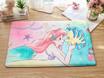 Little Mermaid Ariel Anti-slip Fußmatte Küche Badezimmer Boden Matte Hause Teppich