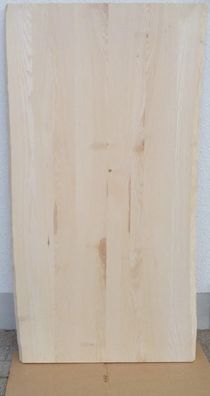 Massivholzplatte/ Asche/ Unikat/ Naturkante Baumkante/ Tischplatte, Esstischplatte