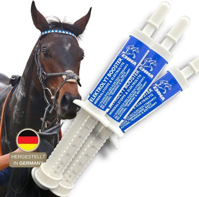 Elektrolyte Pferd-Booster Ergänzungsfutter Mineralien & Elektrolytausgleich 3St