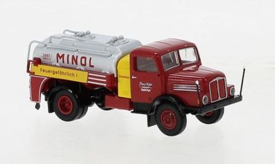 IFA S 4000-1 Tankwagen, Franz Poller Minol, 1960 , H0 Modell 1:87, Brekina 71476