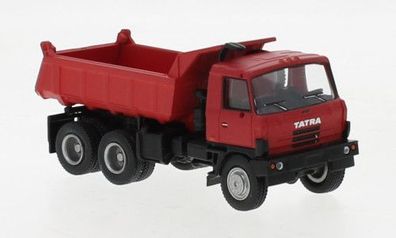 Brekina 71903 Tatra 815 Kipper, rot/ schwarz, 1984, Auto Modell 1:87 (H0)