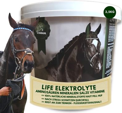 EMMA Elektrolyte & Mineralien Pferd, Energie & Gesundheit Pferd Ergänzungsfutter2,5Kg