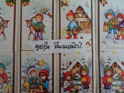 alte Postkarten AK West Germany Serie 37 Kinder Frohe Weihnachten Neujahr