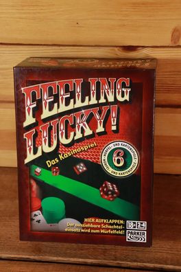 Feeling Lucky Das Kasinospiel 2006 Parker Hasbro, Neu 62281 Würfelspiel ab 18 #E