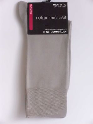 Hudson "Relax Exquisit" Herren Business Socke ohne Gummidruck