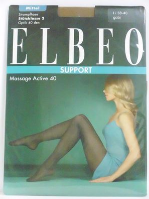 Elbeo Massage Active 40 Stützstrumpfhose bahama