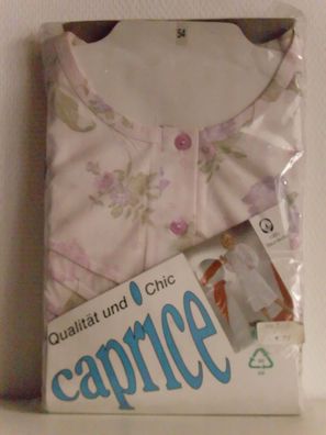 Caprice Damen Nachthemd 1/1 Arm mit Blumenmuster