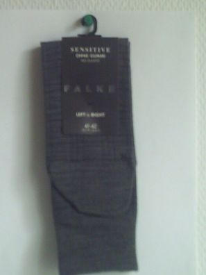 FALKE Sensitive Herren Business-Socken kariert o.G. L & R