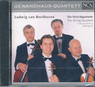 CD: Gewandhaus-Quartett: Beethoven - Die Streichquartette C-Dur op. 59 Nr.3 / f-Moll