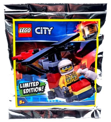 LEGO City 951905 Figur Tina Taff Feuerwehr Polizei Hubschrauber Pilotin