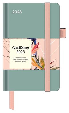 Sage Green 2023 - Diary - Buchkalender - Taschenkalender - 9x14: Cool Diary ...