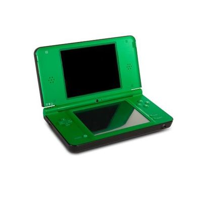 Nintendo DSi XL Konsole in Grün + Ladekabel + Nintendogs Dachshund - Refurbed B