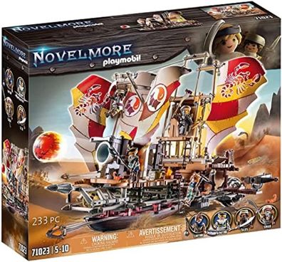 Playmobil Novelmore 71023 Sal'ahari Sands - Sandsturmbrecher, Fahrbares Schiff, ...