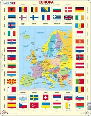 Double Challenge - Europakarte und Flaggen