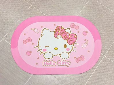 Hello Kitty Anti-slip Soft Fußmatte Oval Küche Badezimmer Boden Matte Hause Teppich