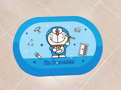 Anime Doraemon Anti-slip Fußmatte Oval Küche Badezimmer Boden Matte Hause Teppich