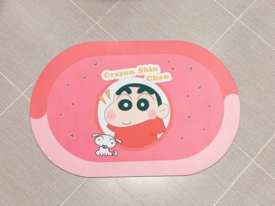 Crayon Shin-chan Anti-slip Fußmatte Oval Küche Badezimmer Boden Matte Hause Teppich