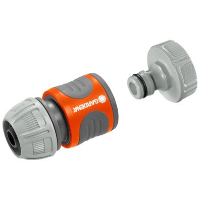 Gardena Pumpen-Anschlußsatz, 13 mm (1/2"), Inhalt: 1 x Hahnstück, 1 x Schlauchstück