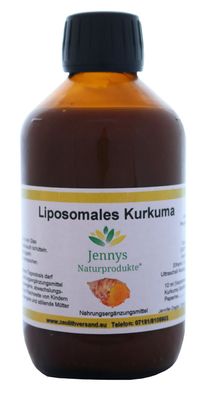Liposomales Kurkuma 250 ml - ohne Gentechnik - Hergestellt in Deutschland