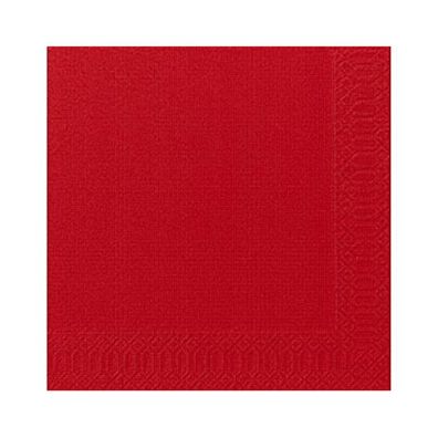 Duni Cocktail Servietten Red 24x24cm 3lagig 20 Stück