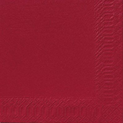 Duni Cocktail Servietten bordeauxred 24x24cm 3lagig 20 Stück