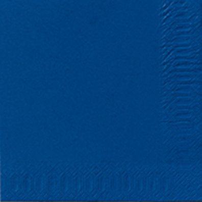 Duni Servietten 3lagig Tissue Uni dunkelblau, 33 x 33 cm, 20 Stück