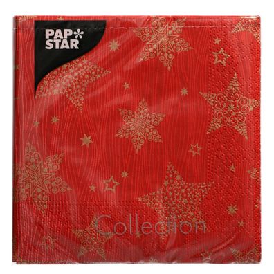 Papstar Servietten Christmas Shine