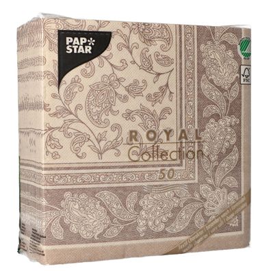 Papstar RC Serv. Ornaments mocca