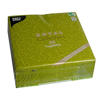 Papstar Servietten Casali olivgrün