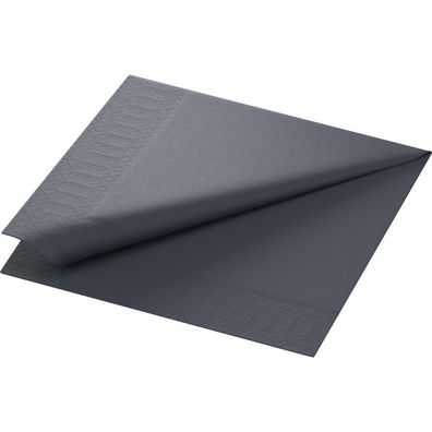 Duni Servietten schwarz 40x40cm 3lagig 250 Stück