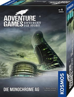 Spiel Adventure Games Die Monochrome AG Gesellschaftsspiel Brettspiel