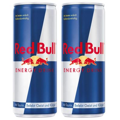 Red Bull Energy Drink koffeinhaltiges Erfrischungsgetränk 250ml 2erPack