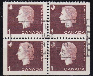 KANADA CANADA [1962] MiNr 0348 EE FF ( O/ used ) 4er
