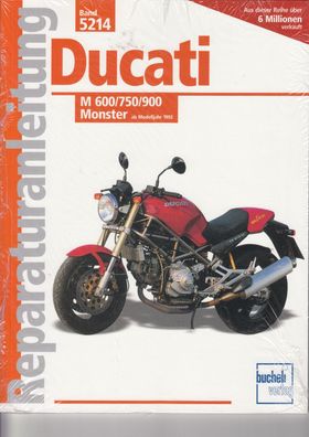 5214 - Ducati M 600 / 750 / 900 Monster ab 1993, Reparaturanleitung