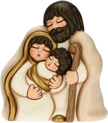Thun Heilige Familie mit Jesus, Josef und Maria aus Keramik, maxi 26,6 x 18 x 30 ...