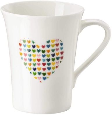 Hutschenreuther My Mug Collection Love-Heart of hearts Becher mit Henkel Bone ...
