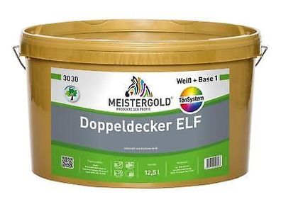 Wandfarbe Meistergold Doppeldecker ELF3030 Deckklasse 1 weiß 12,5 l Spitzenfarbe