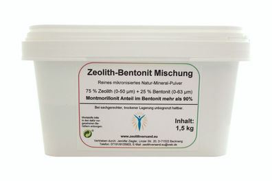 Zeolith & Bentonit Premium Mischung 1,5 kg