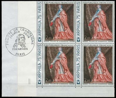 Frankreich 1974 Nr 1867ZF postfrisch Viererblock X61EDD2