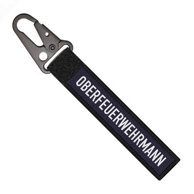 Tactical Schlüsselanhänger Oberfeuerwehrmann Dienstrang Feuerwehr Patch #37881