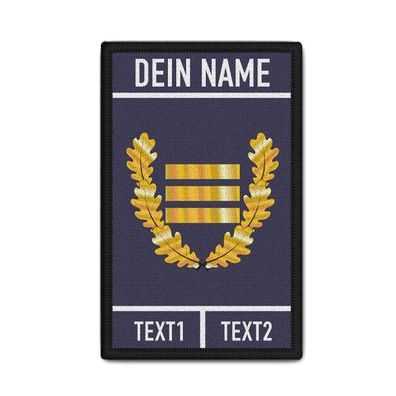 Patch Brandoberinspektor Gold Dienstgradabzeichen Berufsfeuerwehr 9,8x6cm #39819